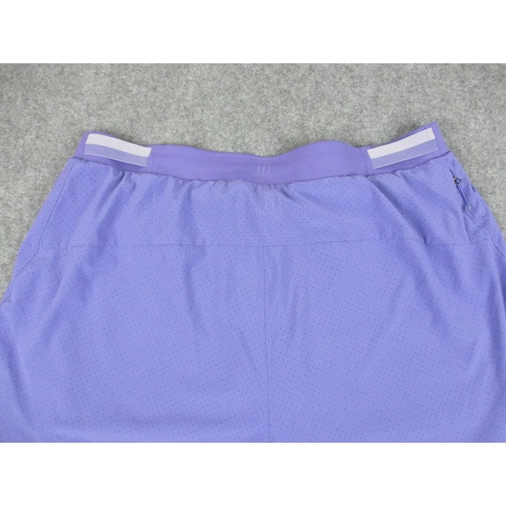 Lululemon Shorts Mens 2XL XXL Purple Fast Free Liner Running Pockets Reflective
